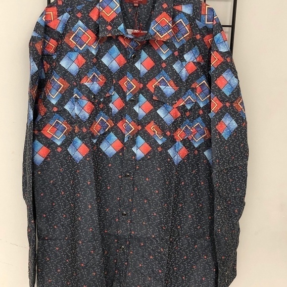 deniko Other - Deniko shirt button front multi modern fit 3x